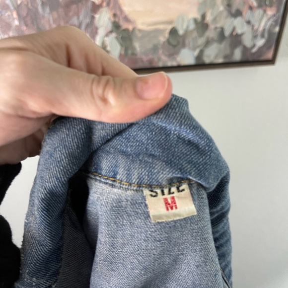 Vintage "worn" Denim Jacket - Picture 3 of 3